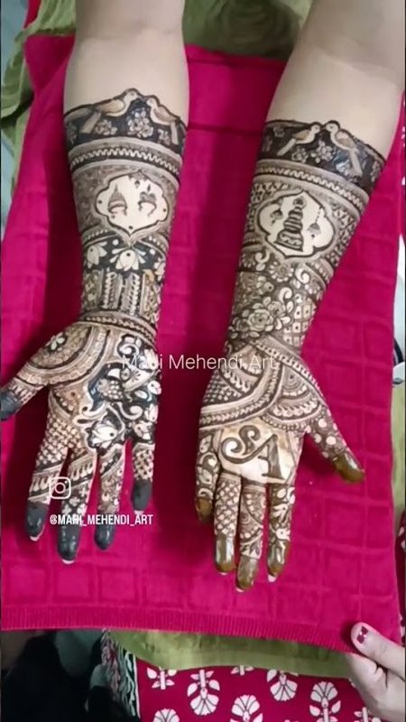Full bridal henna design